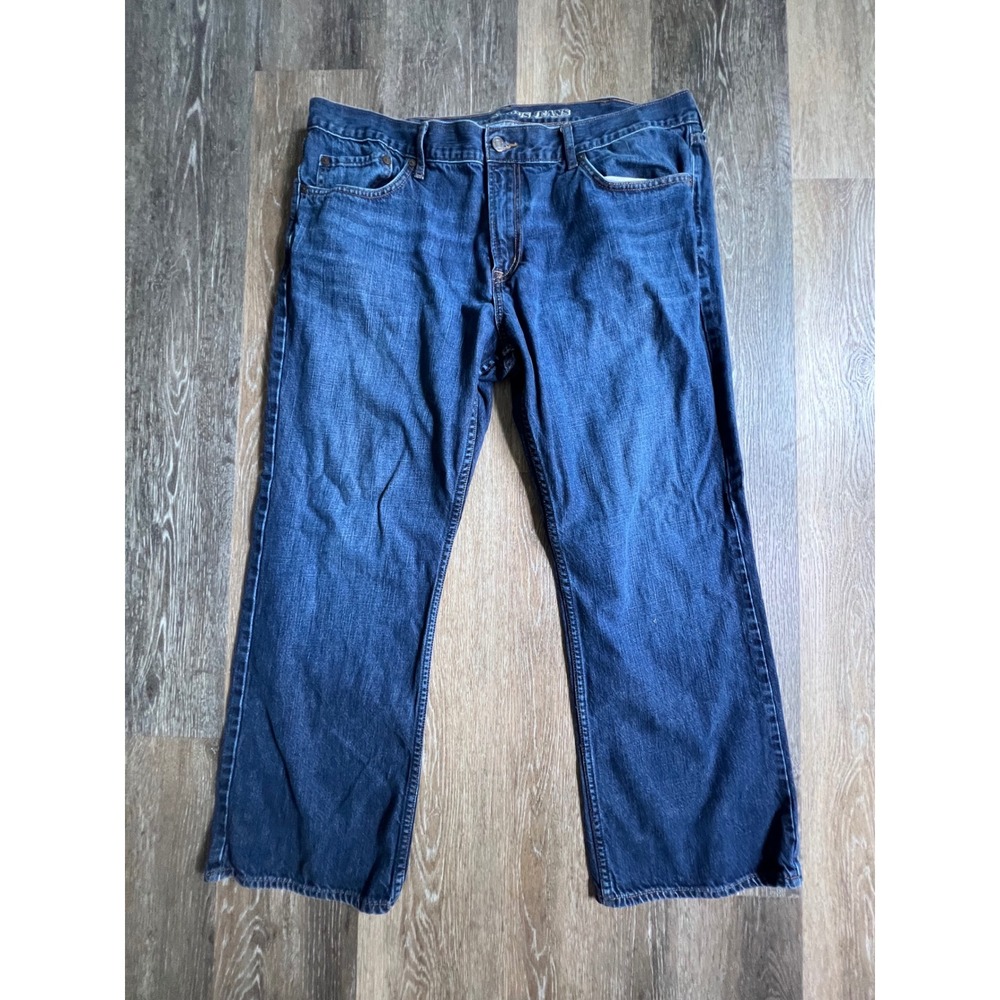 Old Navy‎ Bootcut Jeans Mens 40x30 Dark Wash Famous Jeans Semi-Evase Denim 2790